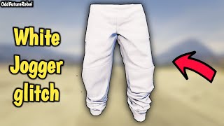 NEW WAYS TO GET WHITE JOGGERS IN GTA 5 ONLINE [upl. by Onitsirc65]