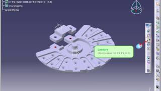 CATIA V5  ASSEMBLY  Offset constraint 카티아스쿨 [upl. by Weaver]