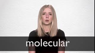 How to pronounce MOLECULAR in British English [upl. by Ahsenrad]