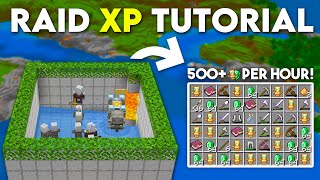 Raid Farm Minecraft Bedrock 121 Tutorial MCPEXboxPS4Nintendo SwitchWindows10 [upl. by Rives]