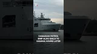 US Canada amp Russian Vessels Docked In Cuba At The Same Time  Subscribe to Firstpost [upl. by Ahtanaram]