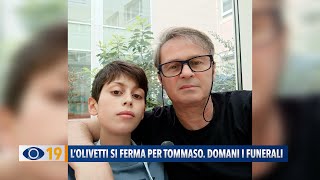 l’Olivetti si ferma per Tommaso Domani i funerali [upl. by Annohsal]