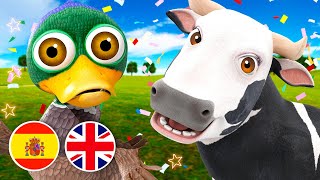 ¡Cantamos y Aprendemos Inglés con los Animales de La Granja de Zenón [upl. by Preciosa558]