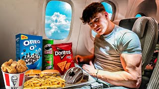 10000 Calorie Challenge On A Plane [upl. by Munsey]