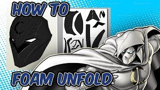 How to unfold in Pepakura  Moon Knight [upl. by Tuneberg]