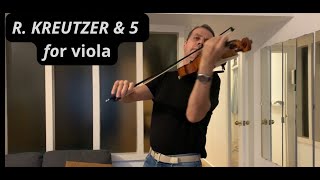 RKREUTZER Nº5 📕violin amp VIOLA  素晴らしいミュージシャン [upl. by Ladnek]