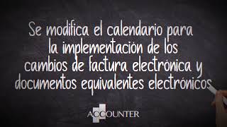 Cambios en el Calendario 2024 para implementación de factura electrónica y documentos equivalentes [upl. by Iana]