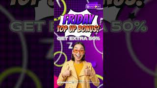 GoJackpot  quotBoost Your Friday Wins with a 50 TopUp Bonus Claim Your Rewards Todayquot [upl. by Edmon]