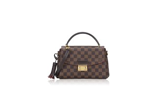 Louis Vuitton Damier Ebene Croisette [upl. by Ahseid]