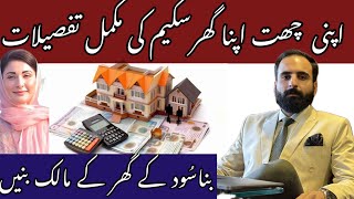 Apni Chat Apna Ghar  Punjab Government Housing Scheme  Maryam Nawaz [upl. by Anihpesoj]