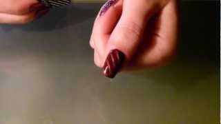 Comment utiliser le vernis magnétique   How to use magnetic nail lacquer [upl. by Aennyl]