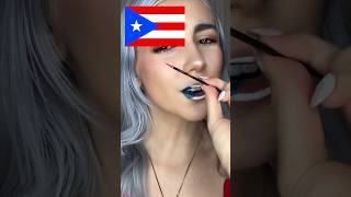 Labios de Puerto Rico😳😍 maquillaje [upl. by Ahtinak]