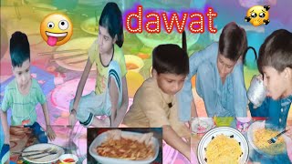 family ki dawat ki  boht maza aya ☺️😍 bacho ne boht enjoy kia😋🤩 [upl. by Legnalos]