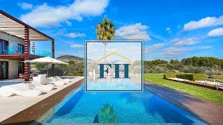 Luxury villa with sea views in Pollensa Mallorca  Drone [upl. by Catto]