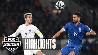 Greece vs France Highlights  European Qualifiers [upl. by Merkle]