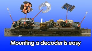 How to install a decoder in an analogue Märklin locomotive [upl. by Alyn]