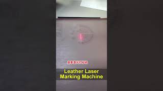 CO2 Laser Marking Machine for Leather Shoes – Precision Burning and Perforationlasermarkingmachine [upl. by Yarod368]