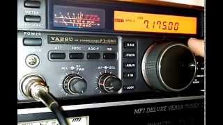 Yaesu FT 840  vertical antenna [upl. by Gabbey655]