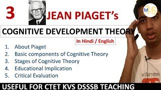 Piaget Cognitive Development Theory by Mentors 36  Implications  Components  KVS DSSSB CTET D Ed [upl. by Adnaluy]