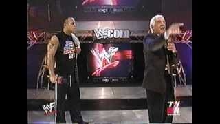 The Rock  Rick Flair  Vince McMahon  Kurt Angle [upl. by Theresa540]