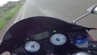 KAWASAKI ZX 14 R 0  220 KMH ACCELERATION [upl. by Kieryt42]