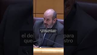 Escrivá abandona el Senado sin terminar de responder a las preguntas del PP shorts [upl. by Refinaj]