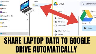 I Automatically Shared My Laptop Data to Google Drive [upl. by Yrolam]