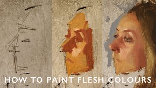 How to Paint Flesh Colours Using the Zorn Palette [upl. by Nagy]