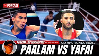 CARLO PAALAM vs GALAL YAFAI  OLYMPICS BOXING FINALS COMMENTARY [upl. by Gine299]