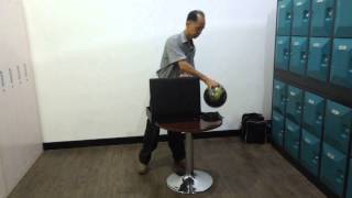 Bowling Ball From Briefcase by Jacky Lee [upl. by Ahsened]