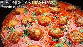 Abóndigas en salsa Receta de la abuela Fáciles y rápidas [upl. by Enneibaf]