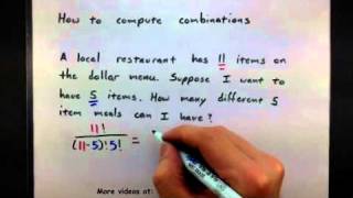 Probability  how to compute combinations [upl. by Liris484]