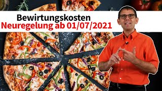 Bewirtungskosten Neuregelung der Betriebsausgaben ab 172021 [upl. by Murage]