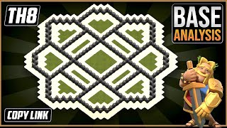 ULTIMATE BEAST TH8 HYBRIDTROPHY Base 2022 Town Hall 8 Hybrid Base Design  Clash of Clans [upl. by Travis]