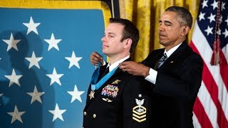 The President Presents the Medal of Honor to US Navy Senior Chief Edward Byers Jr [upl. by Timofei416]