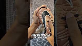 Regluing Nike football shoes footballshoes repairing howtorepair soccercleats [upl. by Lemhar]