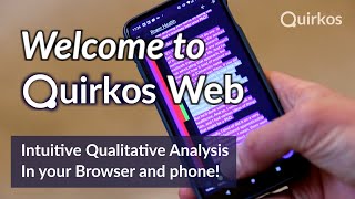 Announcing Quirkos Web [upl. by Philippine]