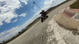 Top Speed and Fast Corners on Pitbikes I TM 112 Supermoto Pitbike [upl. by Ivonne]