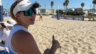 Kylie DeBerg Hailey Harward v Ella Gray Madison Shields Megan Burgdorf Hermosa Open Day 1 [upl. by Brentt]