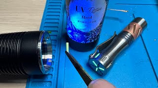 Tritium Vial installation with UV Resin [upl. by Furtek]