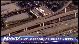 FNN Carson CA Car Chase Fox 10 News at 6 Marco Rubio in New Hampshire amp Joe Biden on Wages [upl. by Ecinev936]