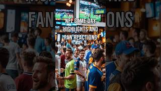 NFL Game Day Highlights and Fan Reactions [upl. by Aicena]