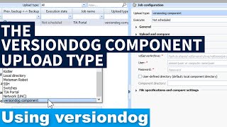 Upload components from other versiondog servers [upl. by Gnoud]