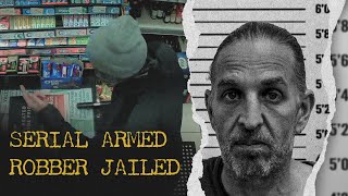 Serial armed robber jailed [upl. by Buyer]