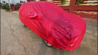 Introducing the Autofy RedTechBlack Piping Car Cover  your cars ultimate shield 🛡 [upl. by Millard]