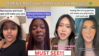 Women EXPOSE How the Wrong Man Will Make You Ugly and Sick 🤢😖 [upl. by Rehpinnej]