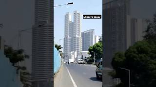 Minerva tower  Piramal mahalaxmi tower 🗼🌇🤔🥀💯 shorts ytshorts youtube building [upl. by Aiyram]