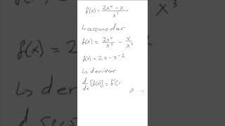 La derivada del día  cálculodiferencial calculodiferencial cálculo ejercicios derivadas [upl. by Penelopa]