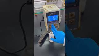 How to test viscosity of epoxy hardener [upl. by Ahsatel434]