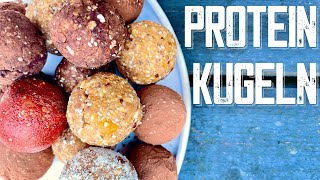 Rezept für Haferflocken Protein Kugeln  Einfacher Snack leckere Energiebällchen [upl. by Ariuqahs]